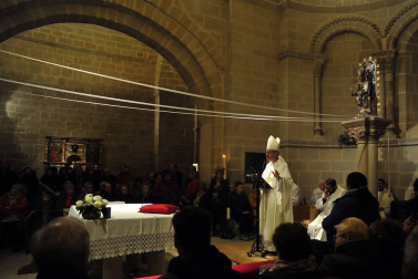La tradicional marcha mariana de Tafalla cumplió 975 años este domingo 29 de abril de 2018.