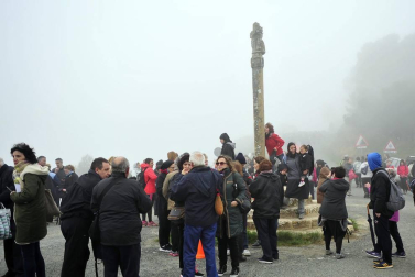 La tradicional marcha mariana de Tafalla cumplió 975 años este domingo 29 de abril de 2018.