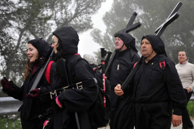 La tradicional marcha mariana de Tafalla cumplió 975 años este domingo 29 de abril de 2018.
