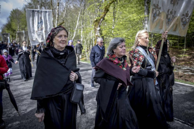 Imágenes de la romería de Roncesvalles.