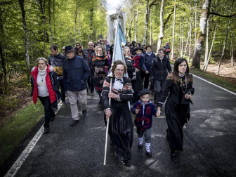 Imágenes de la romería de Roncesvalles.
