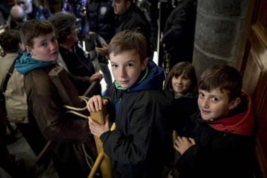 Imágenes de la romería de Roncesvalles.