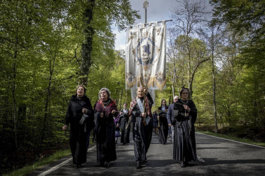 Imágenes de la romería de Roncesvalles.
