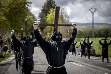 Imágenes de la romería de Roncesvalles.