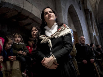 Imágenes de la romería de Roncesvalles.