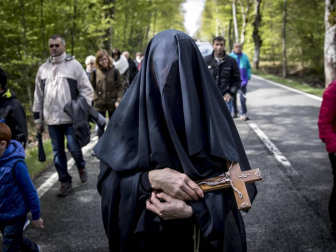 Imágenes de la romería de Roncesvalles.
