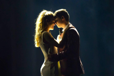 Amaia Romero y Alfred García visitan Lisboa antes del primer ensayo en el estadio Altice Arena, donde se celebrará el festival de Eurovisión