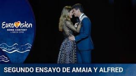Segundo ensayo de Amaia y Alfred para Eurovisión