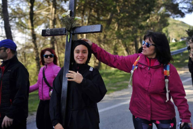 Romería de Ujué, que transcurre por Figarol, Carcastillo, Mélida y Olite