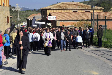 Romería de Ujué, que transcurre por Figarol, Carcastillo, Mélida y Olite