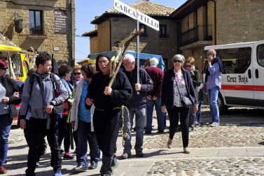 Romería de Ujué, que transcurre por Figarol, Carcastillo, Mélida y Olite