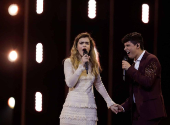 Los representantes españoles han participado en el primer ensayo general de la primera semifinal, en la que vota España