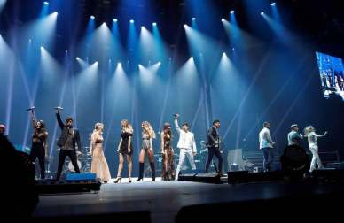 Imágenes del segundo concierto de la gira.