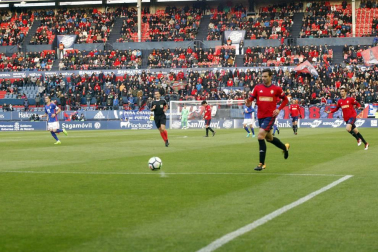 Fotos del Osasuna 2- 1 Oviedo del partido disputado en El Sadar.