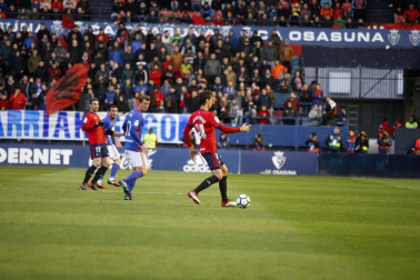 Fotos del partido Osasuna 2- 1 Oviedo disputado en El Sadar este sábado.