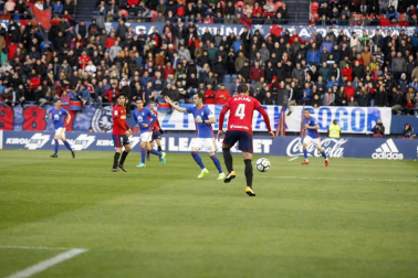 Fotos del partido Osasuna 2- 1 Oviedo disputado en El Sadar este sábado.