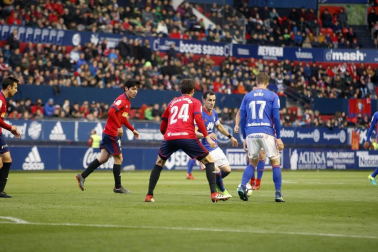 Fotos del partido Osasuna 2- 1 Oviedo disputado en El Sadar este sábado.