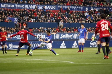 Fotos del partido Osasuna 2- 1 Oviedo disputado en El Sadar este sábado.