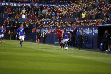 Fotos del partido Osasuna 2- 1 Oviedo disputado en El Sadar este sábado.
