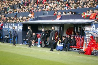 Fotos del partido Osasuna 2- 1 Oviedo disputado en El Sadar este sábado.