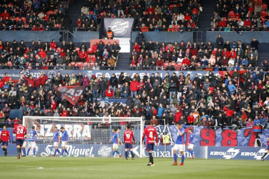 Fotos del partido Osasuna 2- 1 Oviedo disputado en El Sadar este sábado.