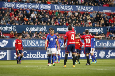 Fotos del partido Osasuna 2- 1 Oviedo disputado en El Sadar este sábado.