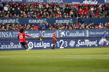 Fotos del partido Osasuna 2- 1 Oviedo disputado en El Sadar este sábado.