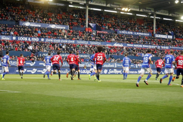 Fotos del partido Osasuna 2- 1 Oviedo disputado en El Sadar este sábado.