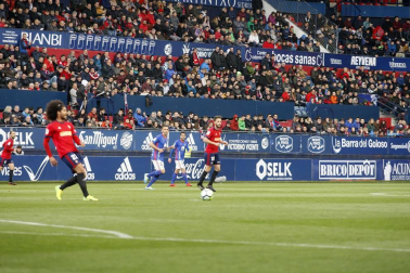Fotos del partido Osasuna 2- 1 Oviedo disputado en El Sadar este sábado.