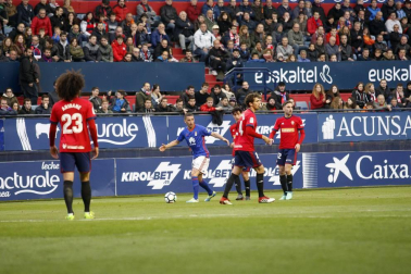 Fotos del partido Osasuna 2- 1 Oviedo disputado en El Sadar este sábado.