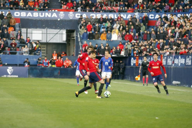 Fotos del partido Osasuna 2- 1 Oviedo disputado en El Sadar este sábado.
