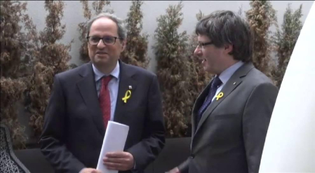 Quim Torra y Carles Puigdemont se reúnen en Berlín