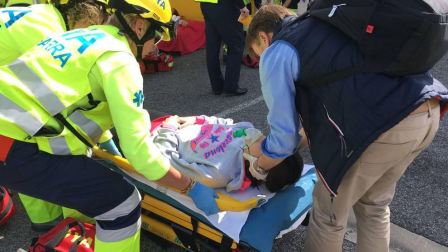 El Aeropuerto de Pamplona ha sido escenario este jueves de un simulacro de accidente
