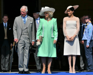 Harry y Meghan acuden a su primer acto oficial como marido y mujer