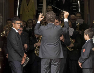 La lluvia no impidió que los actos programados siguieran el guion previsto