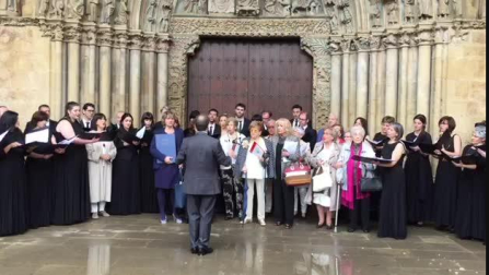 Canción interpretada por la Coral de Cámara de Pamplona