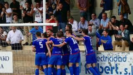 Gol del Izarra a la UD Llagostera