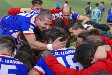 Los de Estella vencieron por al mínima y certificaron la permanencia en Segunda División B.