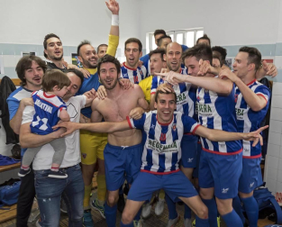 Los de Estella vencieron por al mínima y certificaron la permanencia en Segunda División B.