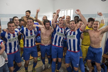 Los de Estella vencieron por al mínima y certificaron la permanencia en Segunda División B.