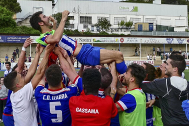 Los de Estella vencieron por al mínima y certificaron la permanencia en Segunda División B.