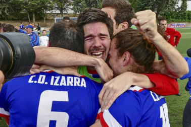 Los de Estella vencieron por al mínima y certificaron la permanencia en Segunda División B.
