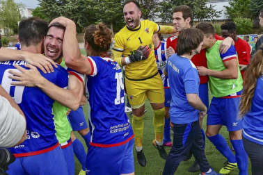 Los de Estella vencieron por al mínima y certificaron la permanencia en Segunda División B.