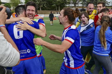 Los de Estella vencieron por al mínima y certificaron la permanencia en Segunda División B.