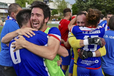 Los de Estella vencieron por al mínima y certificaron la permanencia en Segunda División B.