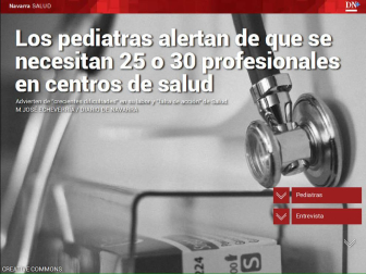Además, la situación de los pediatras en Navarra.