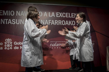 Acto de entrega de los Premios a la Excelencia que otorga la Fundación Navarra para la Excelencia.