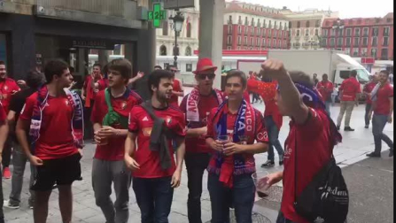 Ambiente rojillo en Valladolid