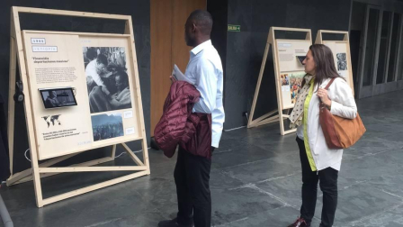 El Parlamento acoge la exposición de MSF 'De la acción a la palabra'