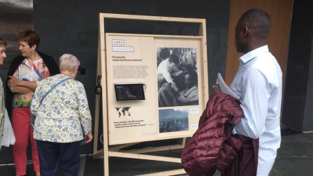 El Parlamento acoge la exposición de MSF 'De la acción a la palabra'